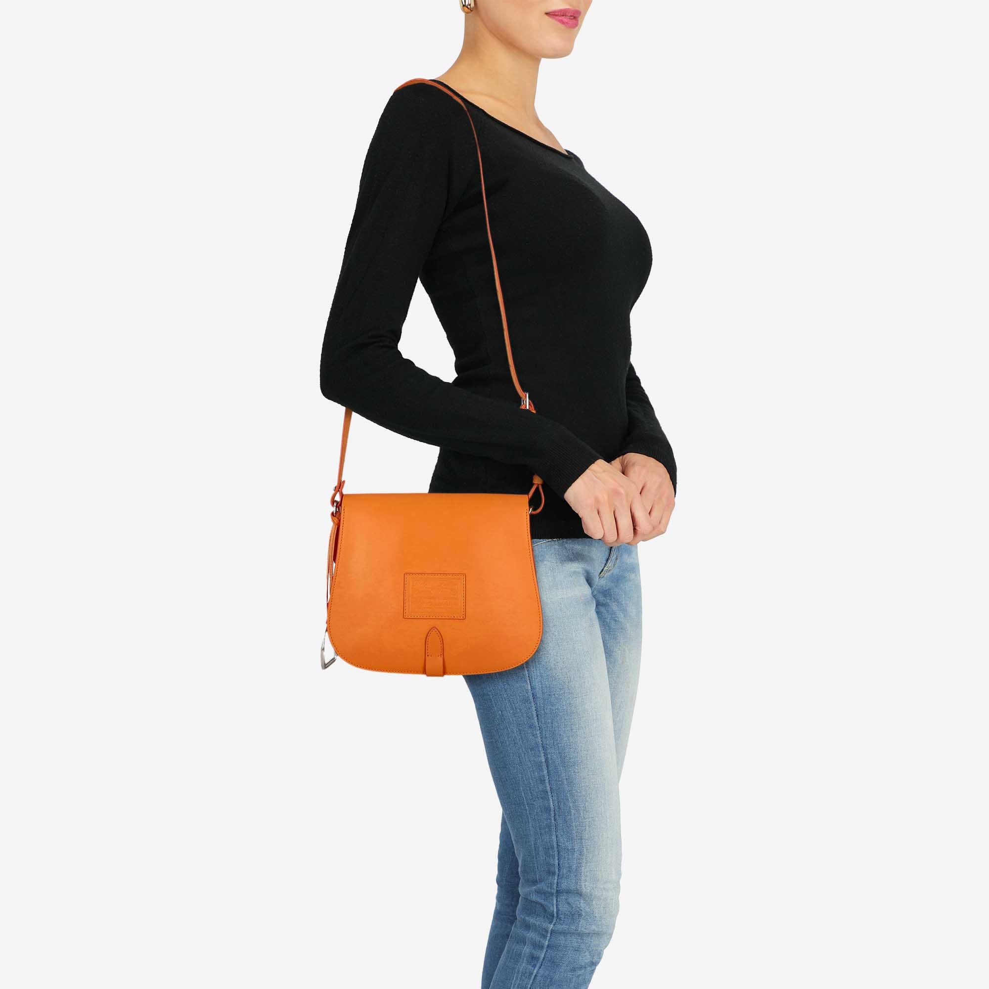 

Ralph Lauren Women's Leather Cross Body Bag - Orange