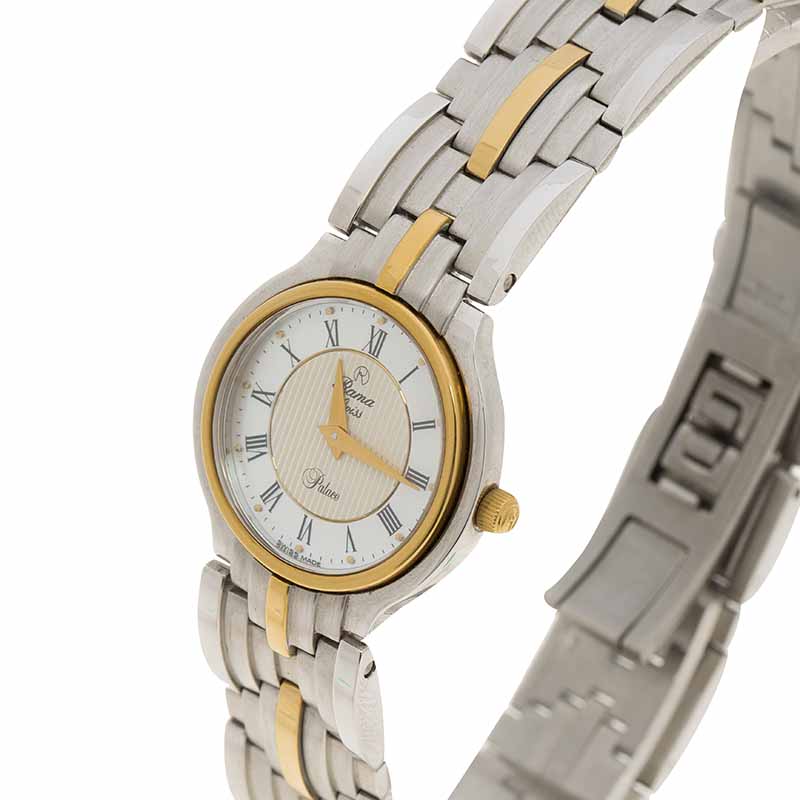 

Rama Swiss Mother of Pearl Stainless Steel Women's Wristwatch, Silver
