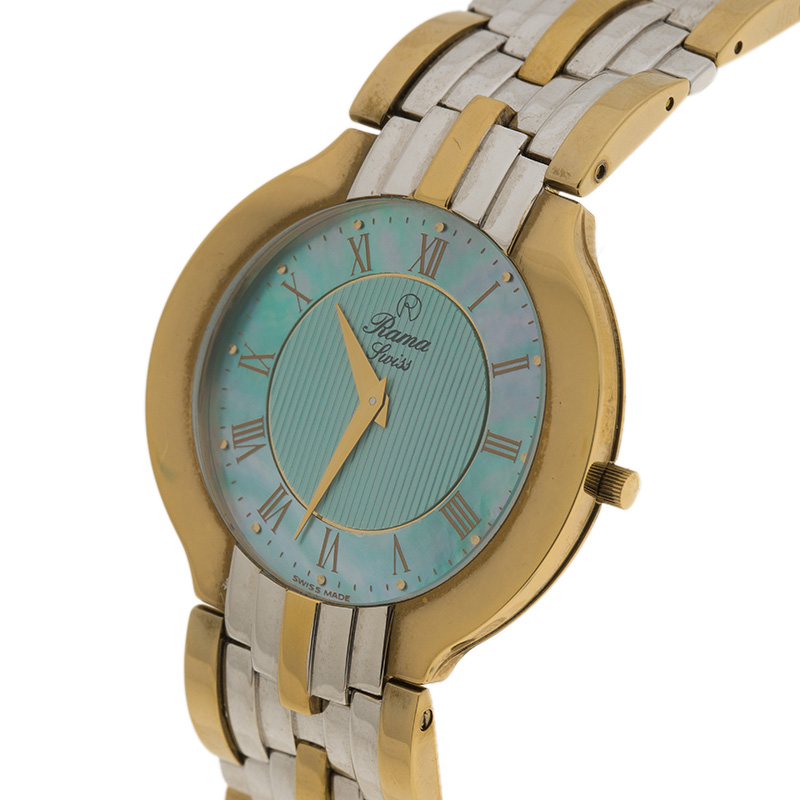 

Rama Swiss Blue Mother of Pearl Stainless Steel Women's Wristwatch