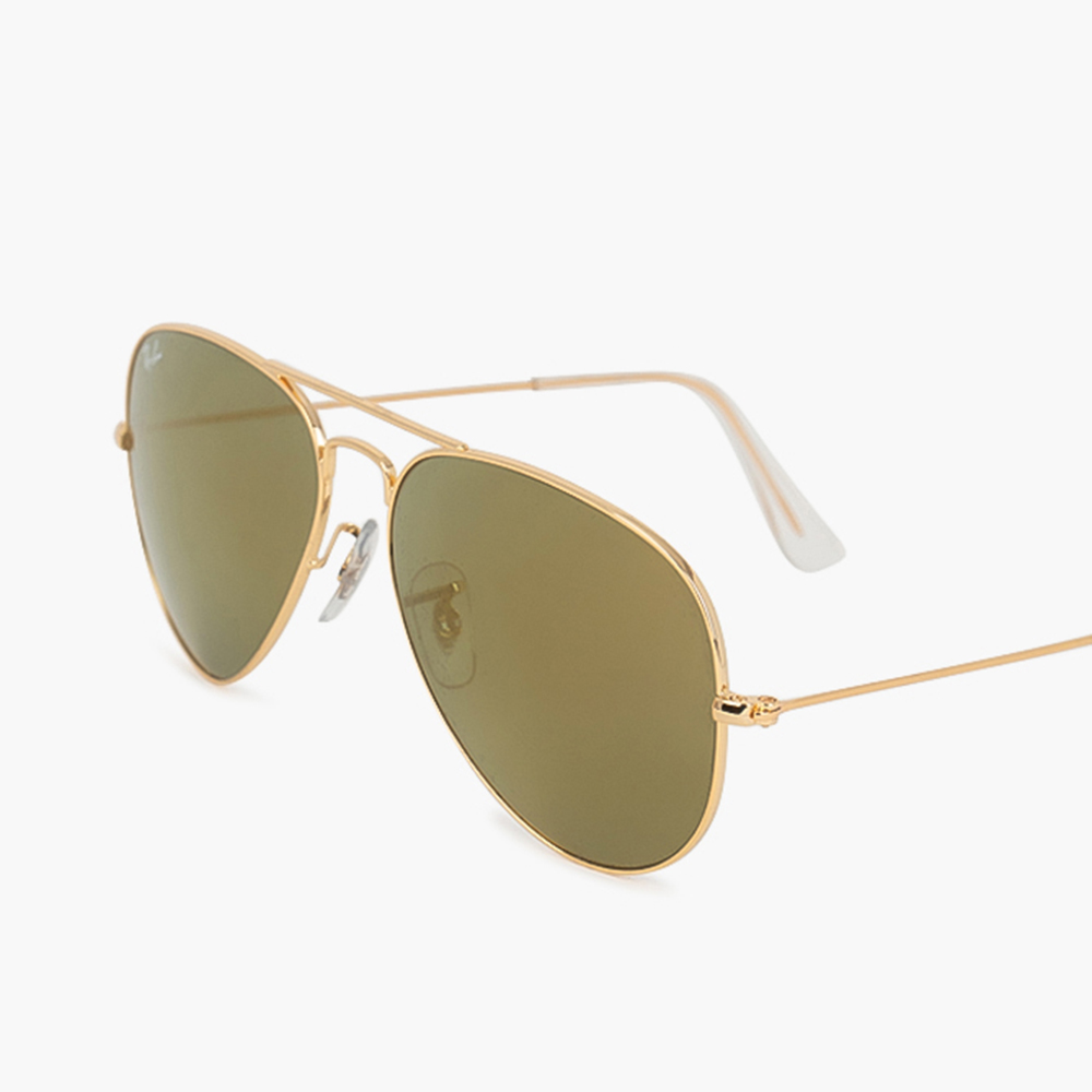 

Ray-Ban Gold Aviator Mirrored Sunglasses