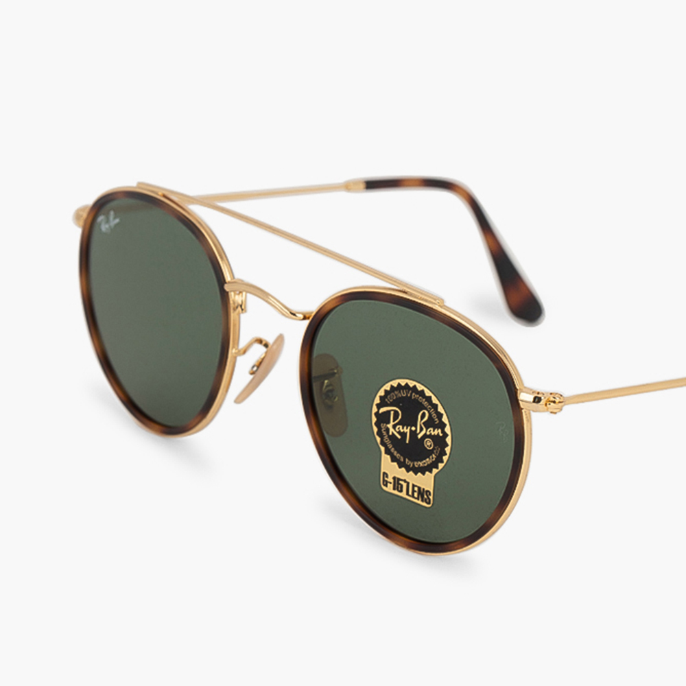 

Ray-Ban Gold Oblong Sunglasses