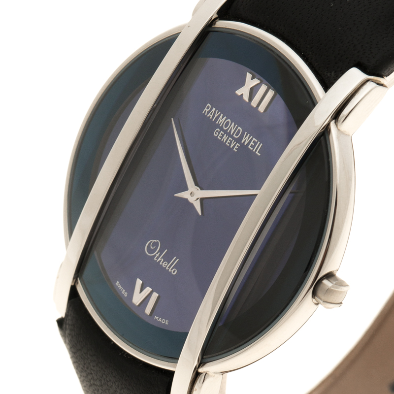 

Raymond Weil Blue Othello Leather Women's Wristwatch