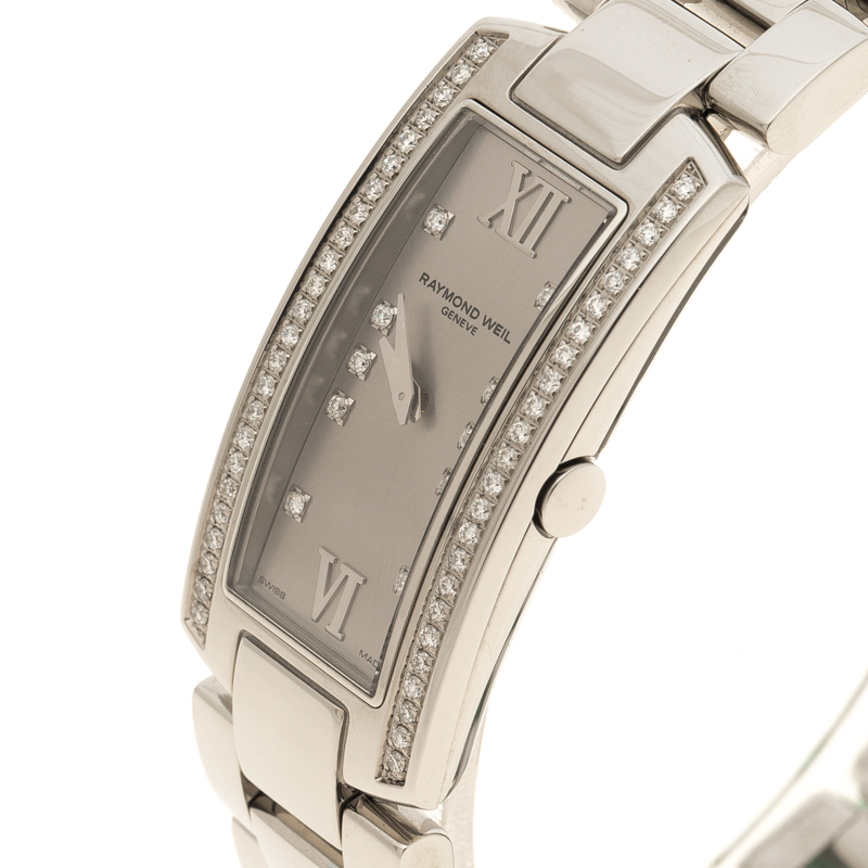 

Raymond Weil Grey Shine Stainless Steel Women's Wristwatch