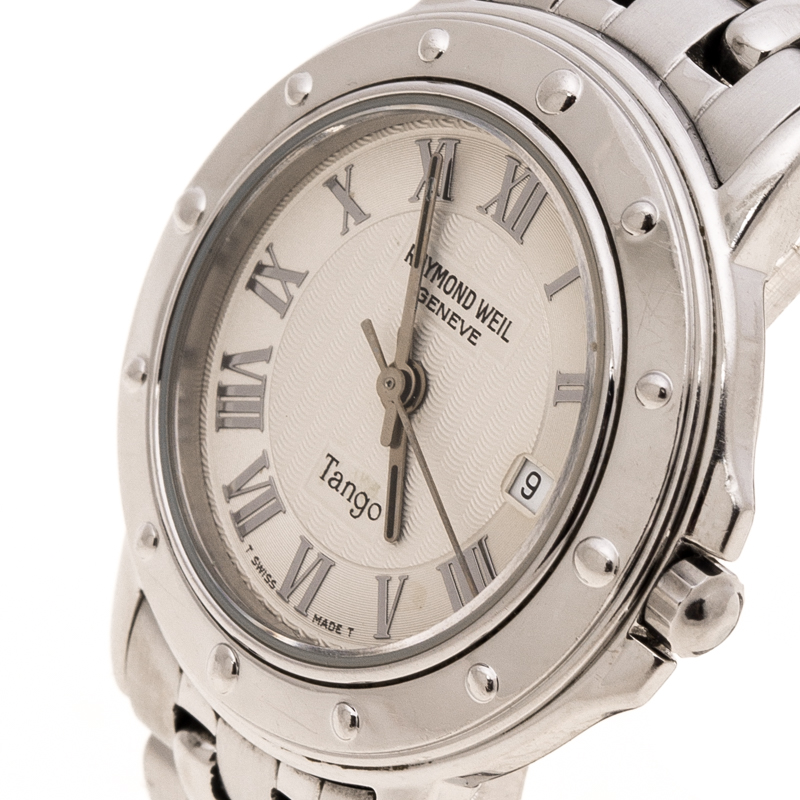 

Raymond Weil Silver Stainless Steel Tango