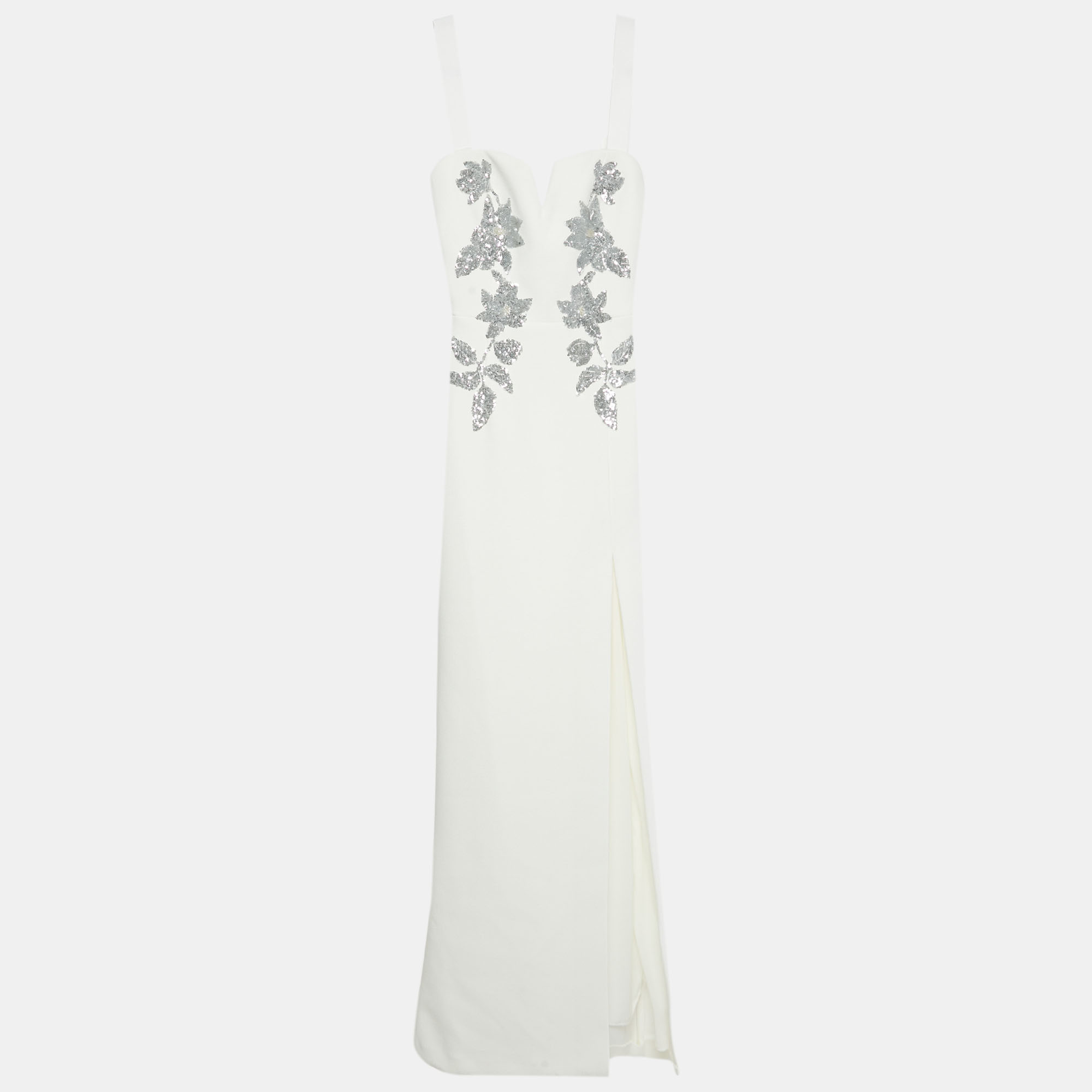 

Rebecca Vallance White Embellished Bridal Lucilla Gown XS