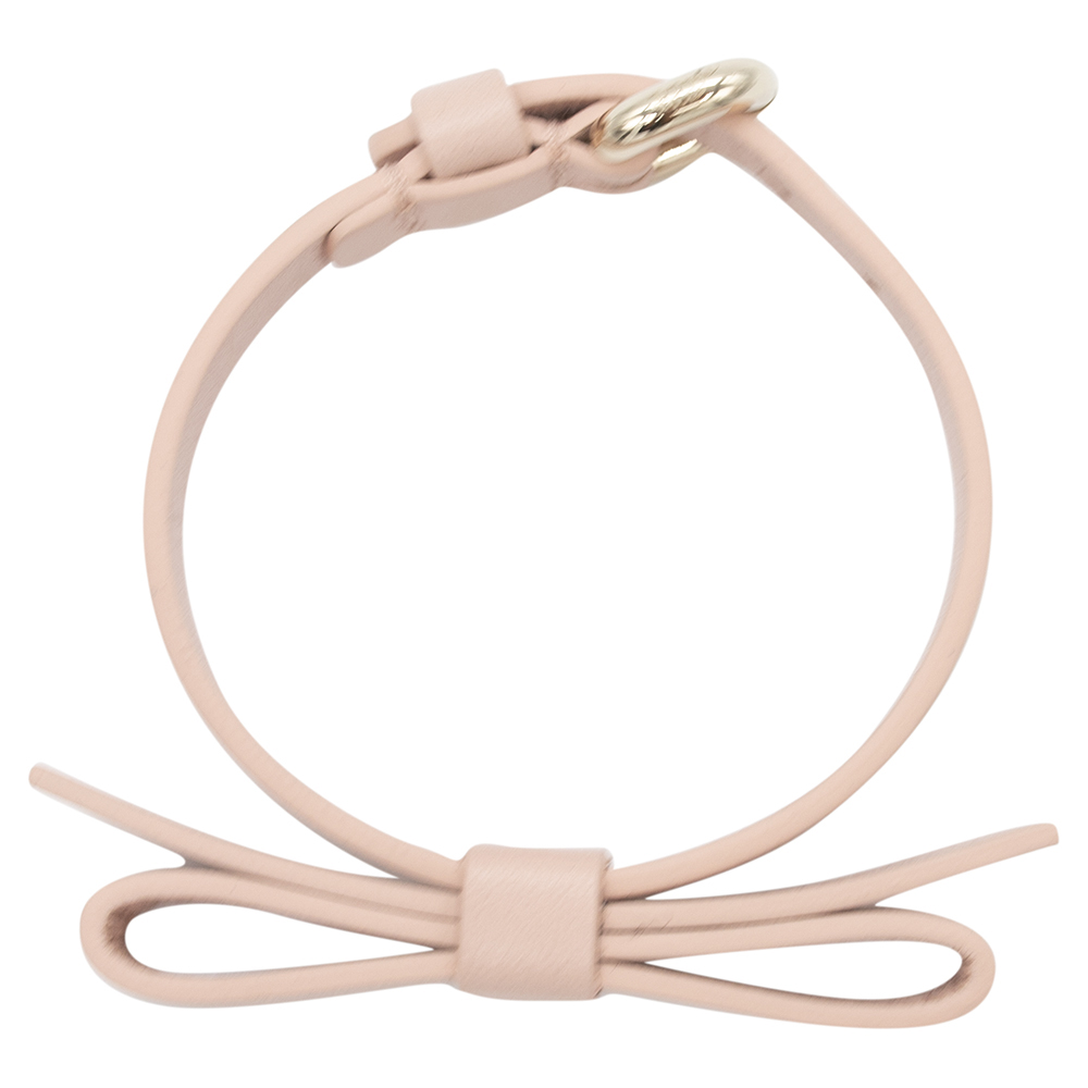 

RED Valentino Light Nude Leather Sandie Bow Detail Bracelet, Beige