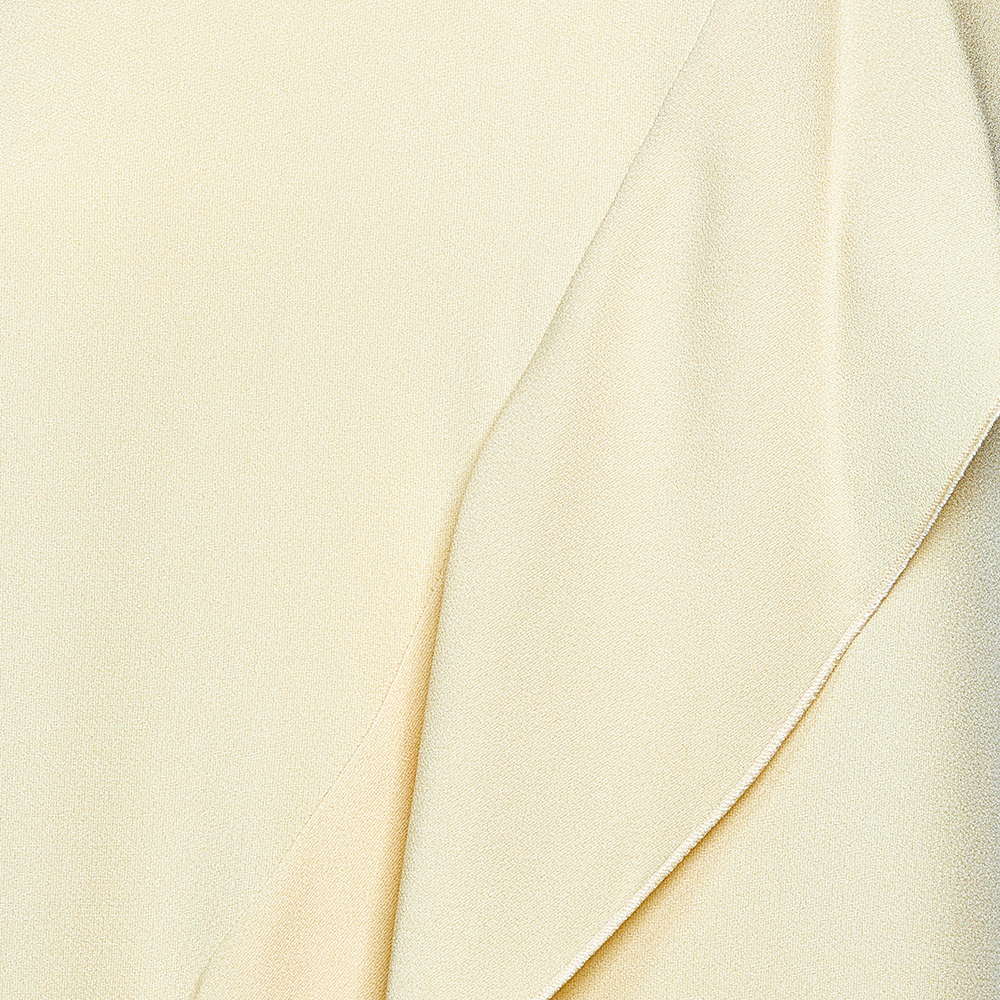 

RED Valentino Pale Yellow Ruffle Detail MIni Dress