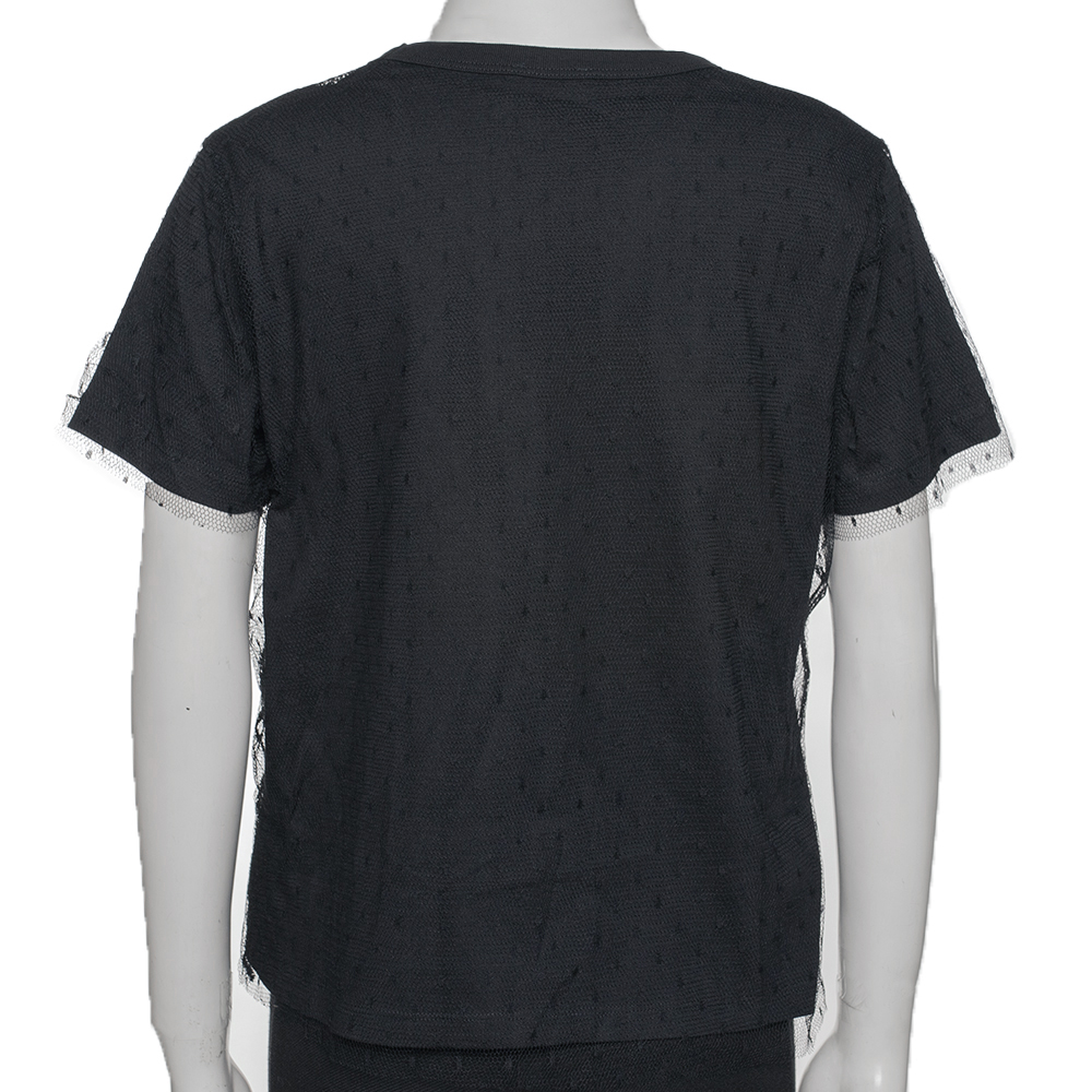 

Red Valentino Nero JERSEY T-Shirt, Black