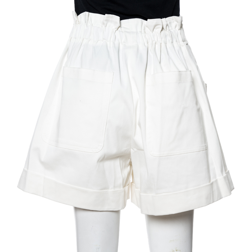 

Red Valentino Latte FAÇON Short, White