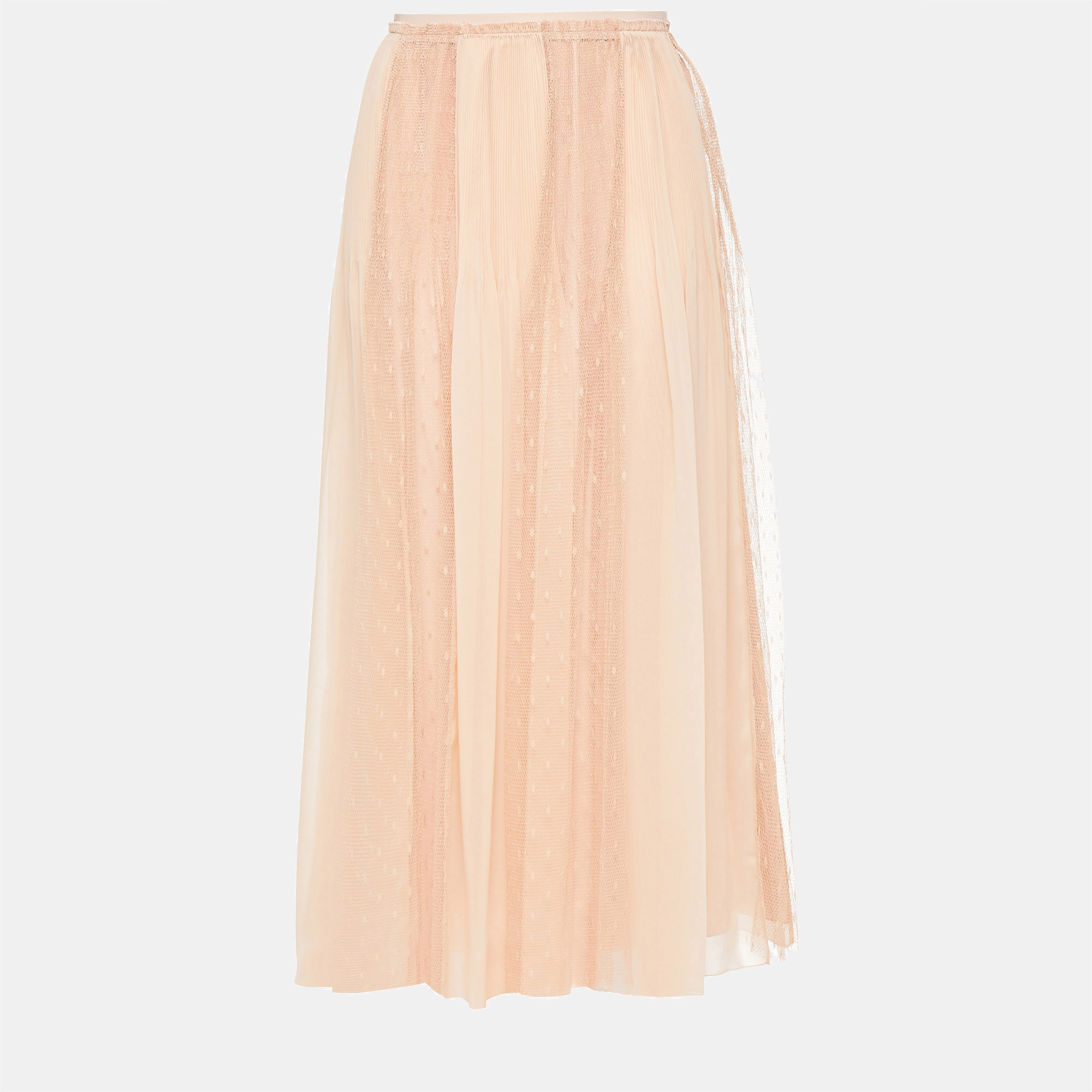 

Redvalentino Polyester Midi Skirts 46, Pink