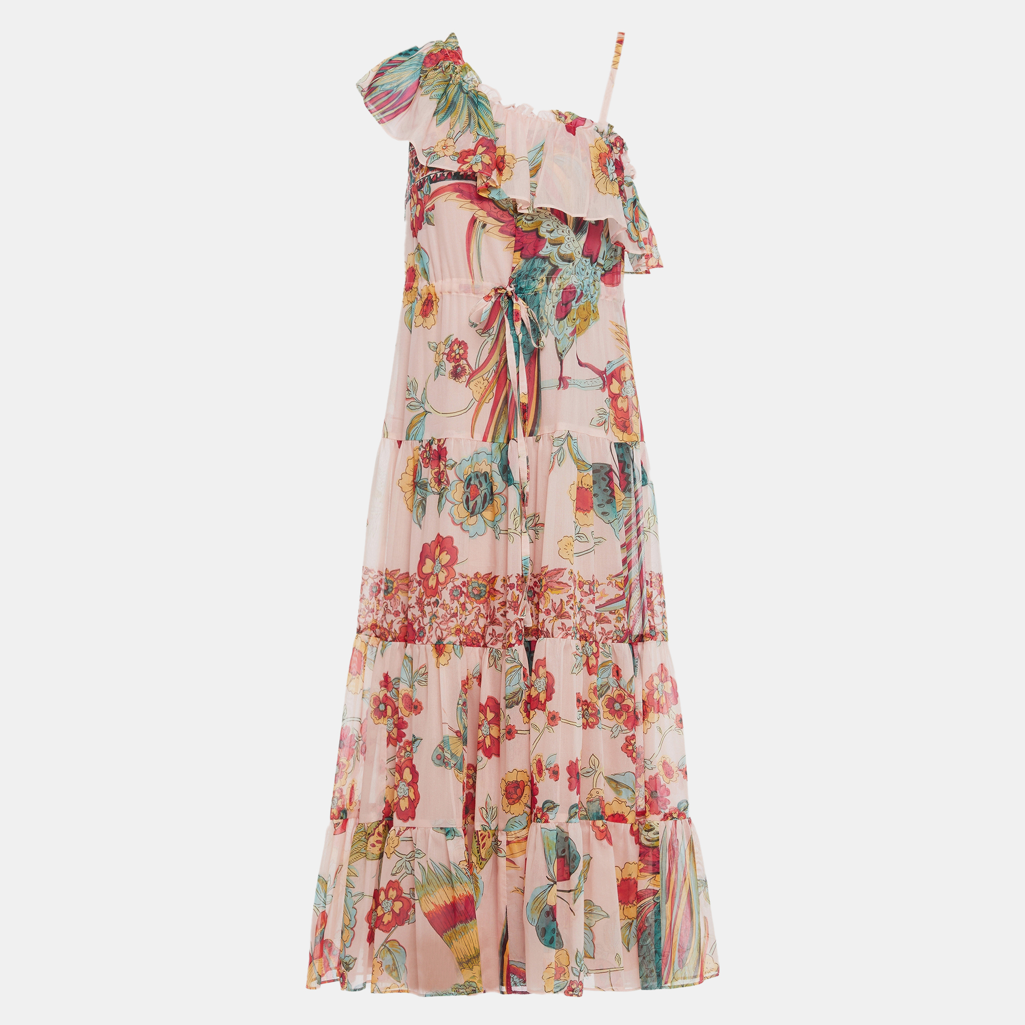 

Redvalentino Cotton Midi Dress 40, Multicolor