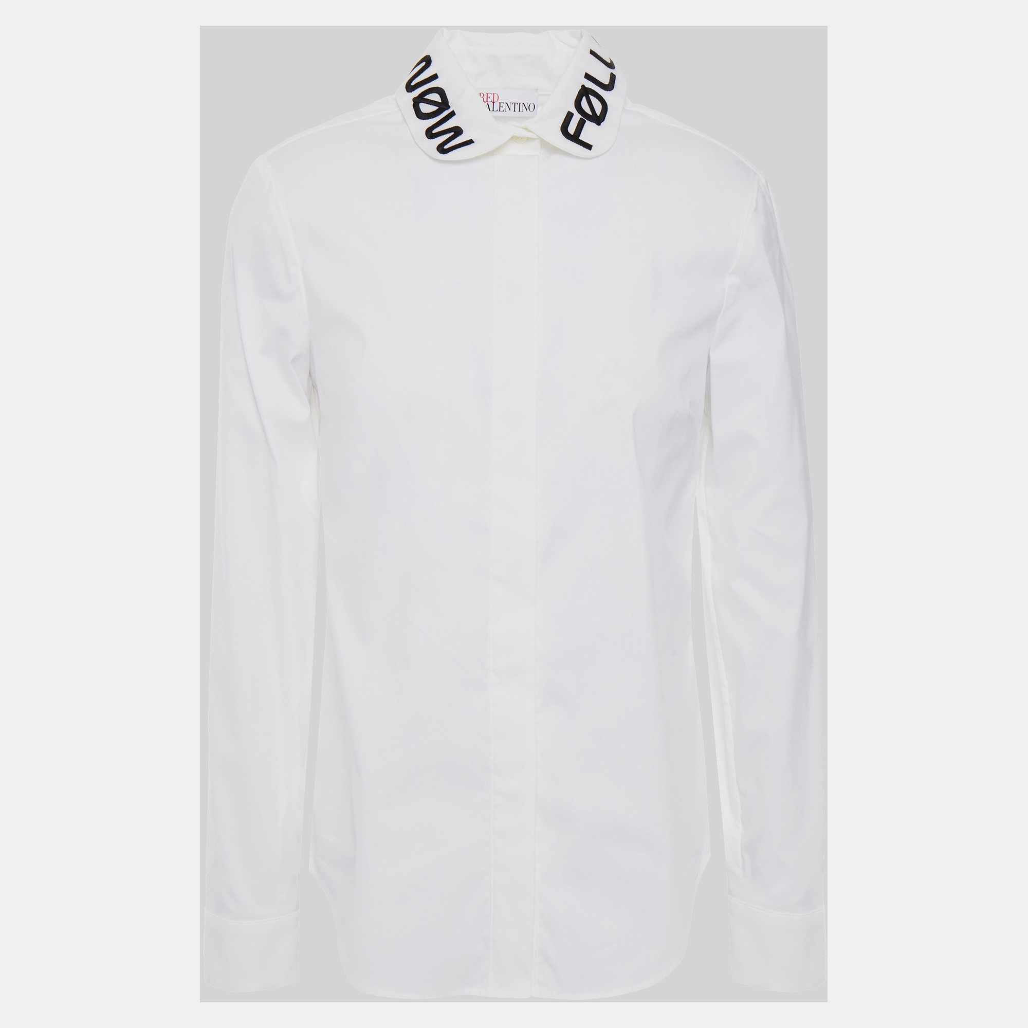 

Redvalentino Cotton Long Sleeved Top 40, White
