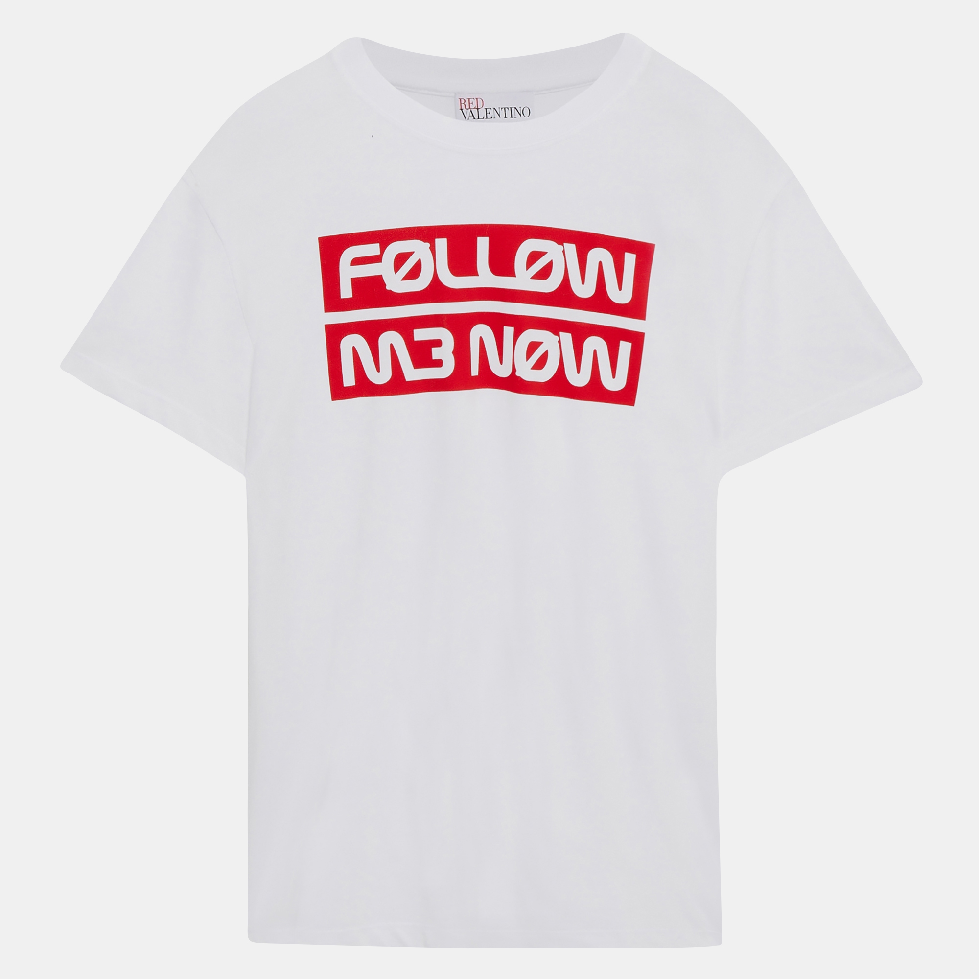 Pre-owned Red Valentino Cotton T-shirt M In White