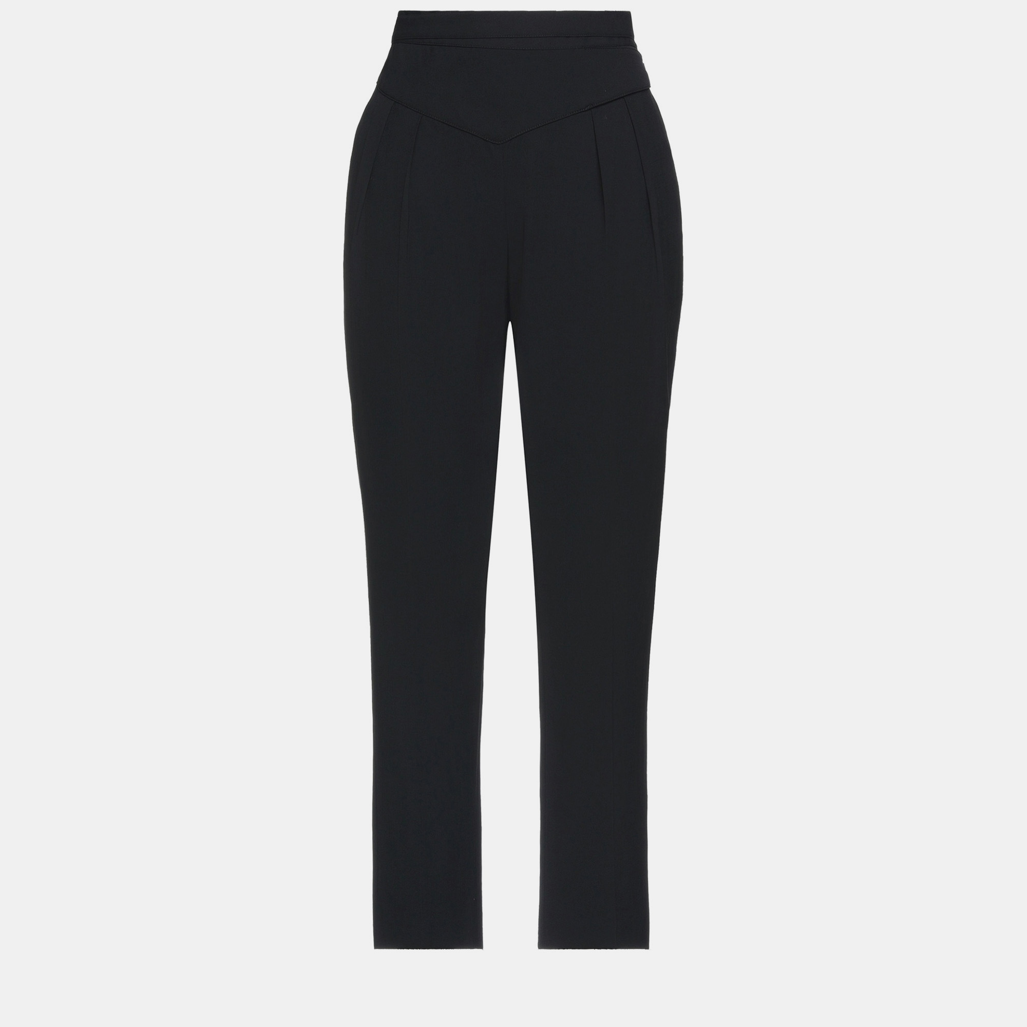 Pre-owned Red Valentino Viscose Pants It 44 In Black