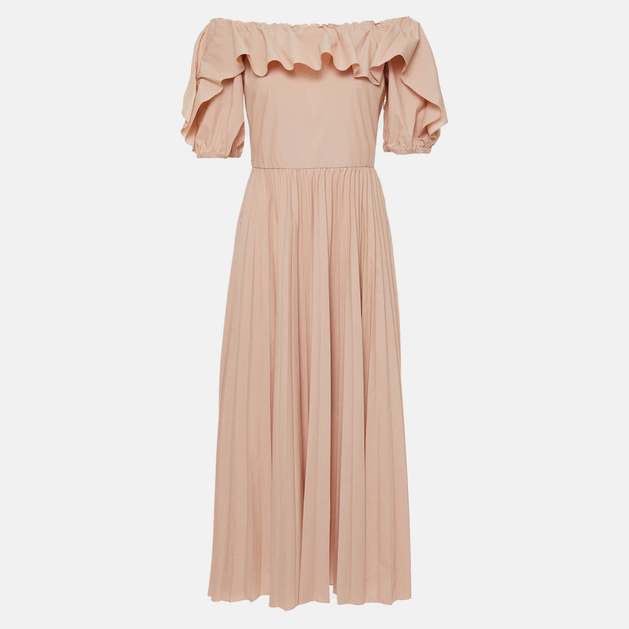 

Redvalentino Cotton Midi Dress 38, Pink