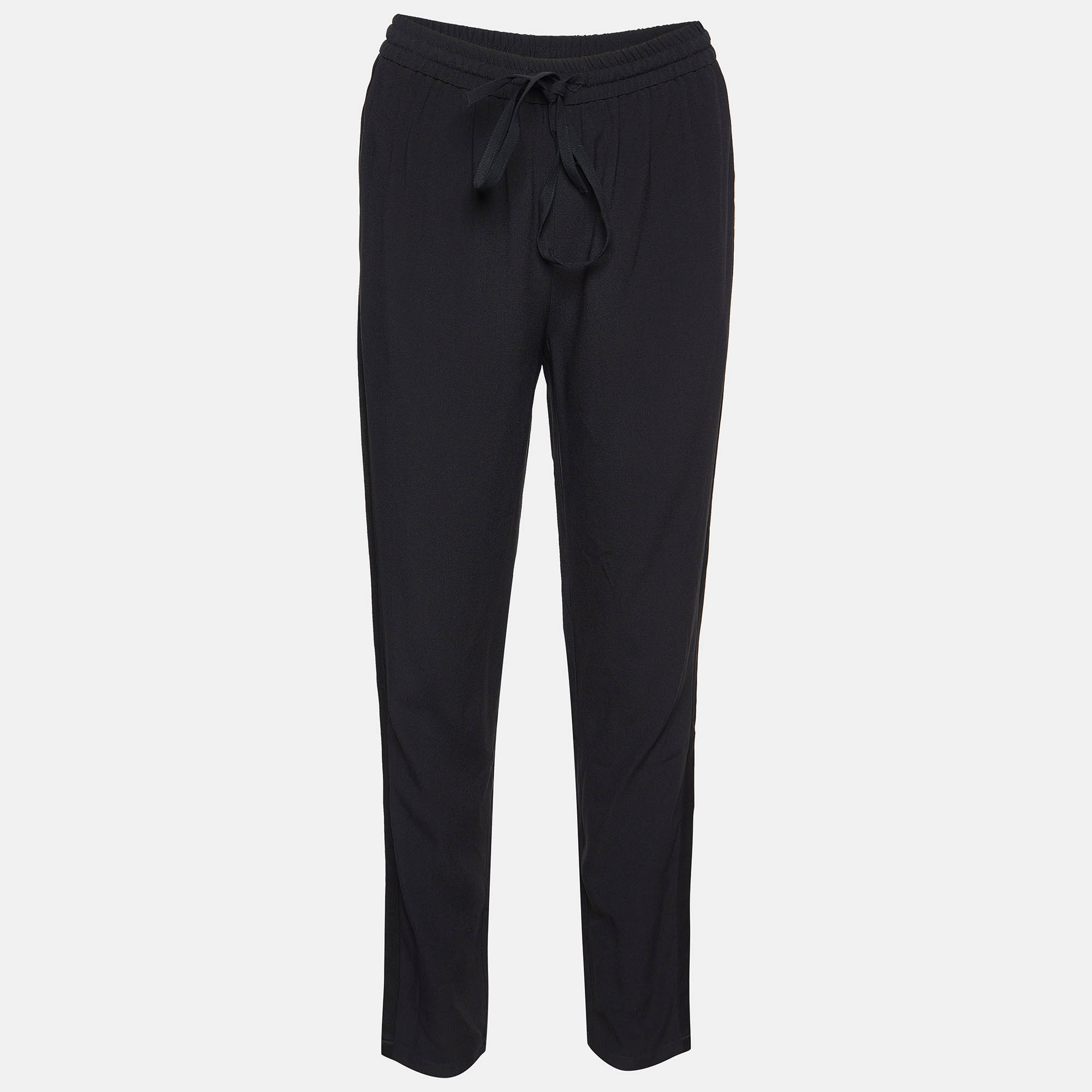 

RED Valentino Acetate Tapered Pants 38, Black