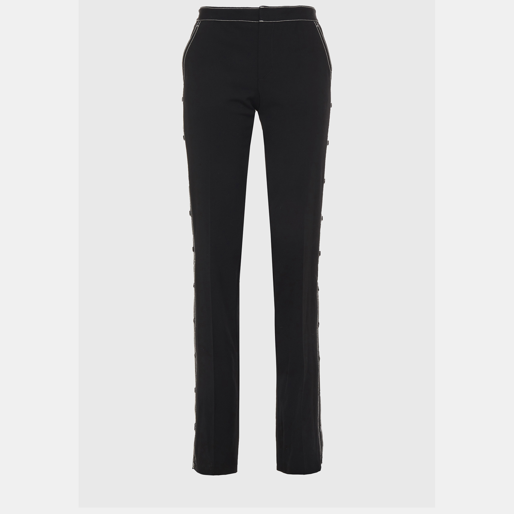 

Redvalentino Viscose Skinny Leg Pants 40, Black