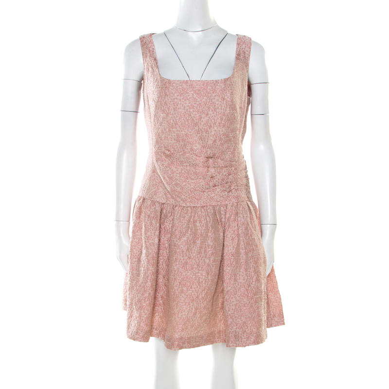 red valentino pink dress