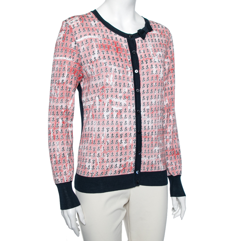 

RED Valentino Multicolor Cotton Anchor Printed Sweater
