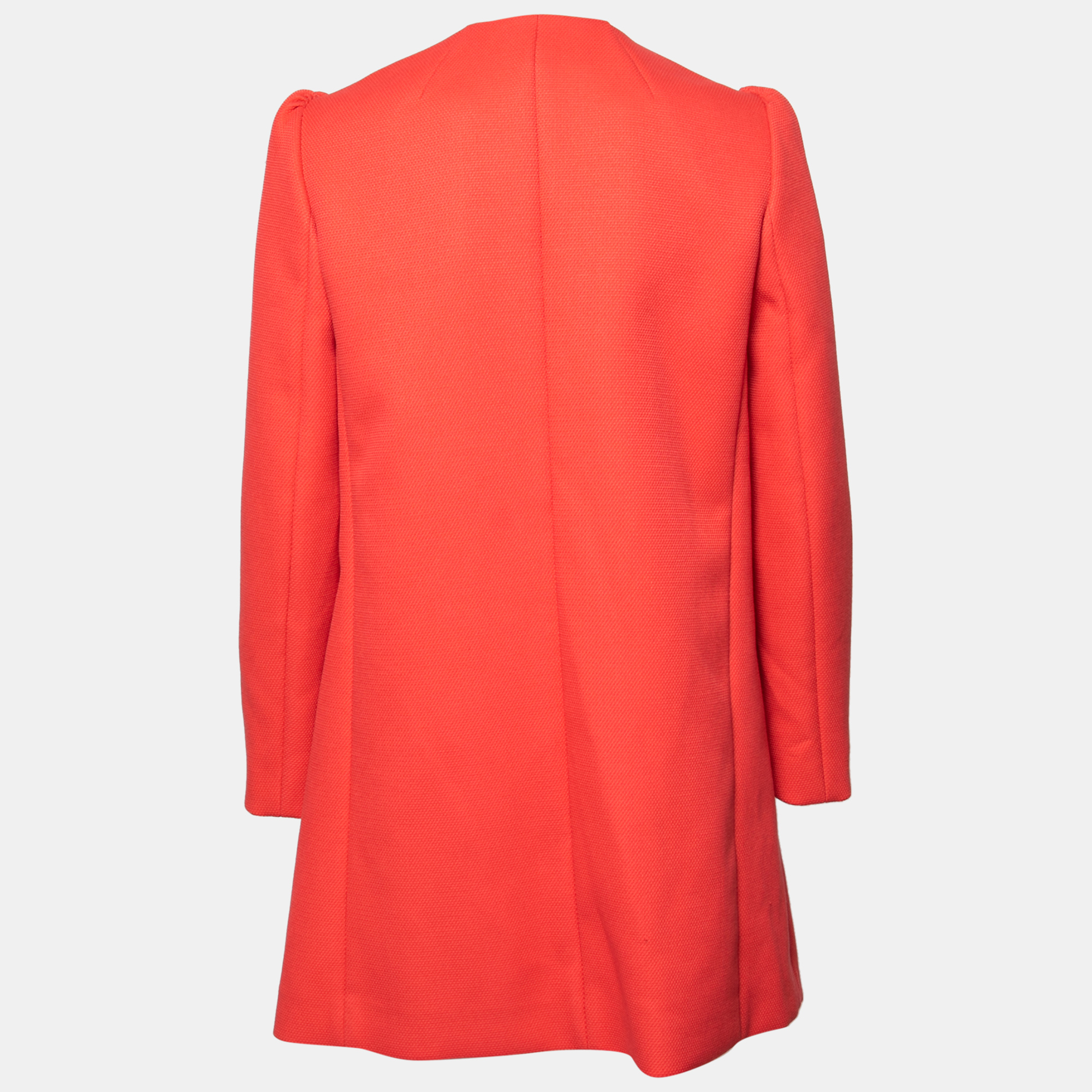 

RED Valentino Coral Pique Bow Detail Coat, Pink