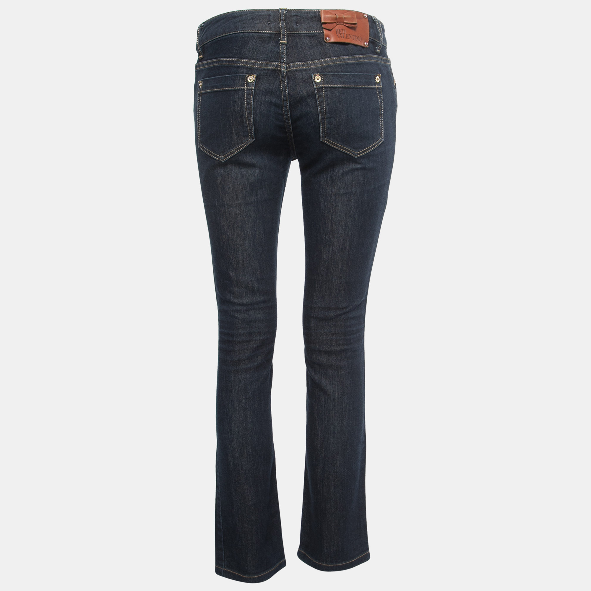 

RED Valentino Navy Blue Denim Skinny Jeans