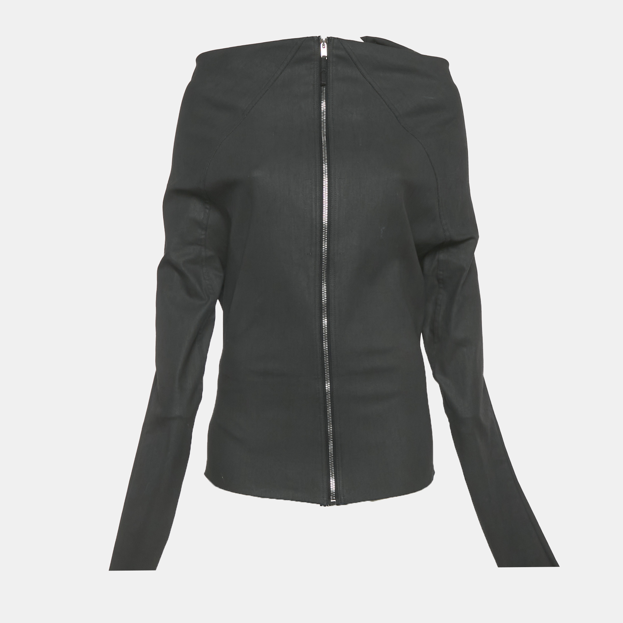 

Rick Owens Midnight Blue Denim Fitted Top M, Navy blue