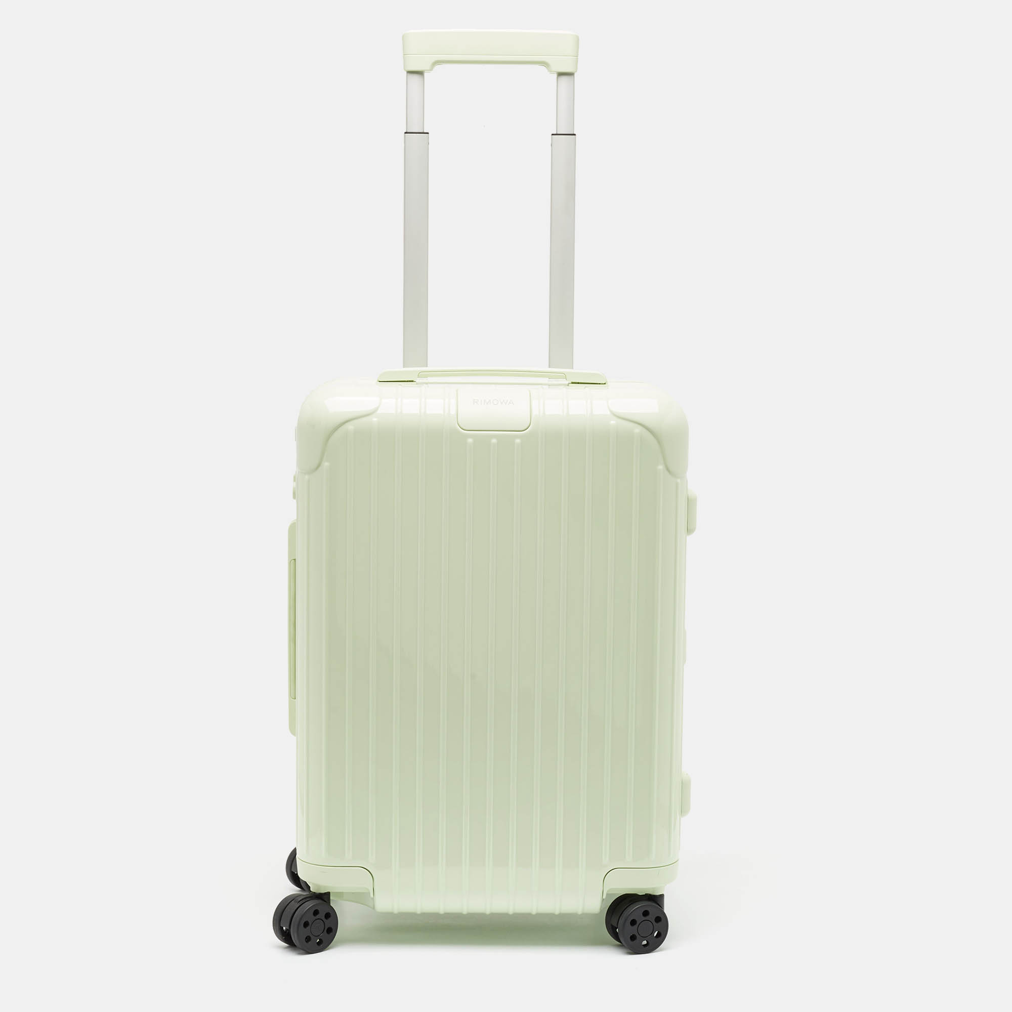 

Rimowa Mint Green Polycarbonate Essential Cabin Suitcase