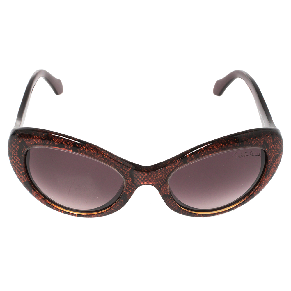 

Roberto Cavalli Shimmery Red Alshat RC826S Cat Eye Sunglasses