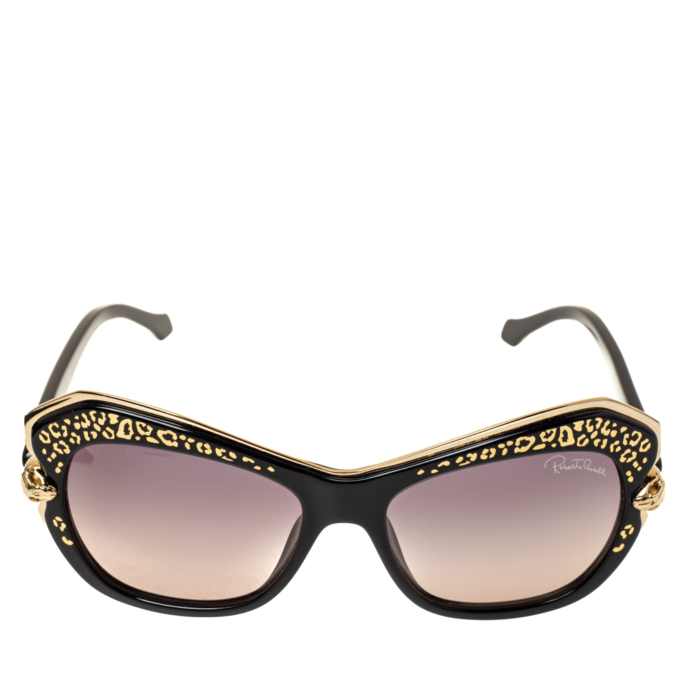 

Roberto Cavalli Black Gradient Taygeta RC981S Cat Eye Sunglasses