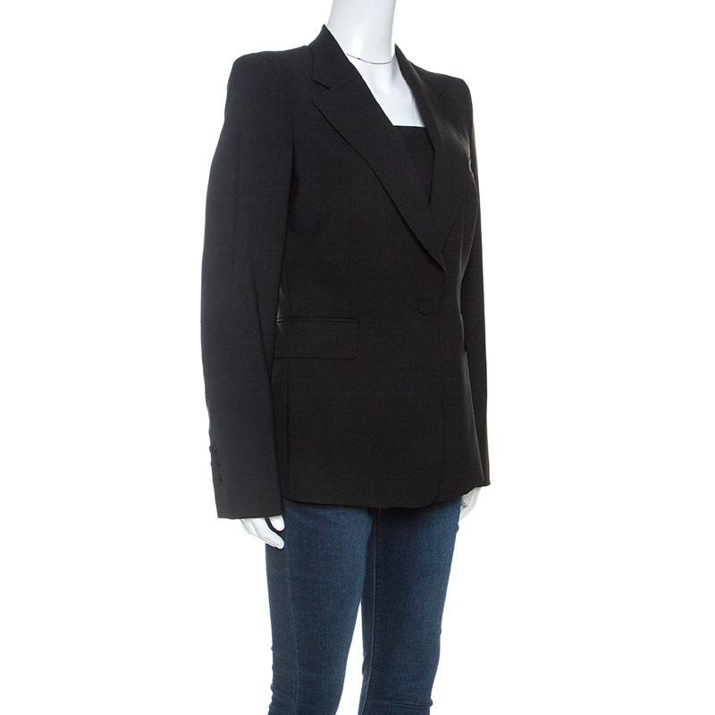 

Roberto Cavalli Black Wool Tailored Blazer