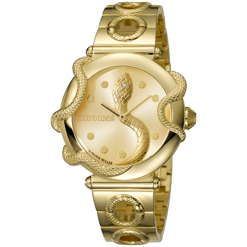 

Roberto Cavalli Champagne Gold Plated Stainless Steel RV2L020M0051 Women's Wristwatch
