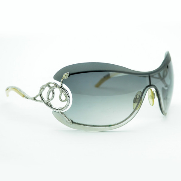 مملوكة مسبقًا Roberto Cavalli Cicno Serpent Shield Woman Sunglasses