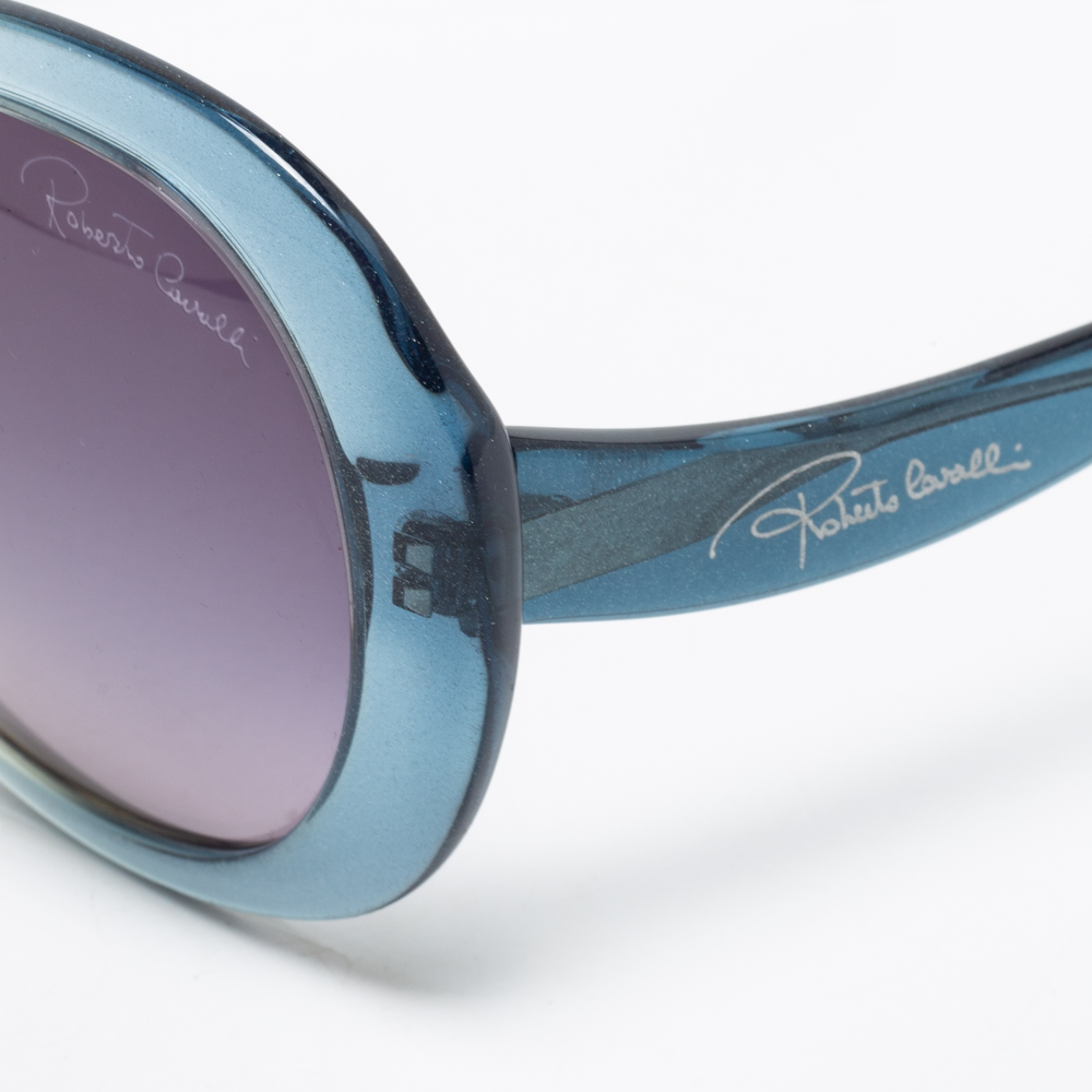 

Roberto Cavalli Blue Full Moon 734S Oval Sunglasses