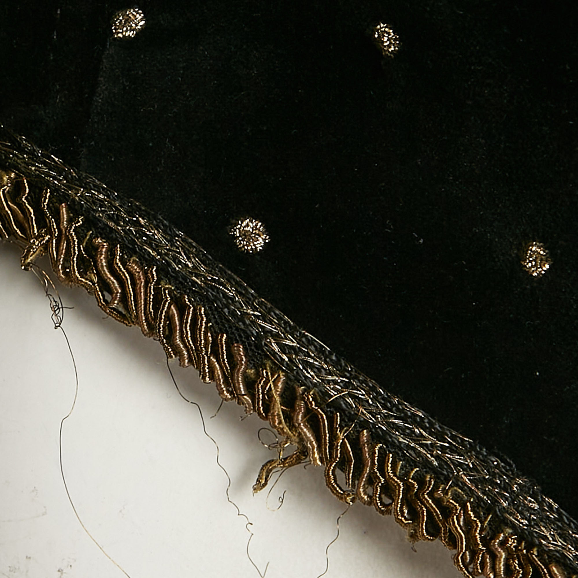 Roberto Cavalli Black Fur Trim Velvet  Embroidered Jacket S 