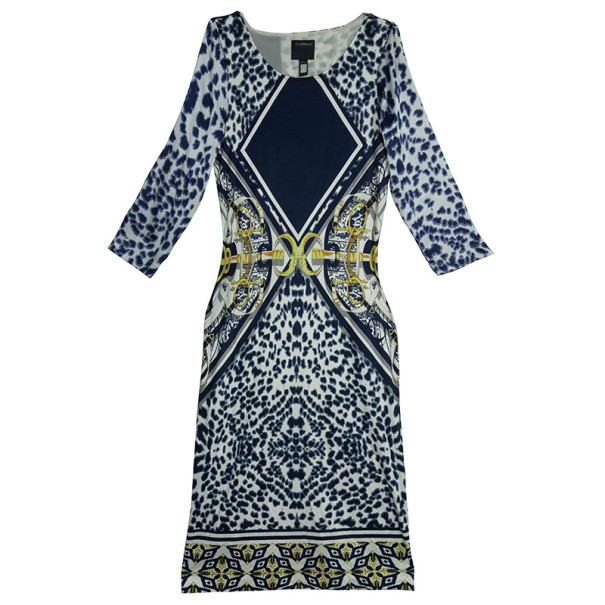 مملوكة مسبقًا CLASS by Roberto Cavalli Printed Short Dress L