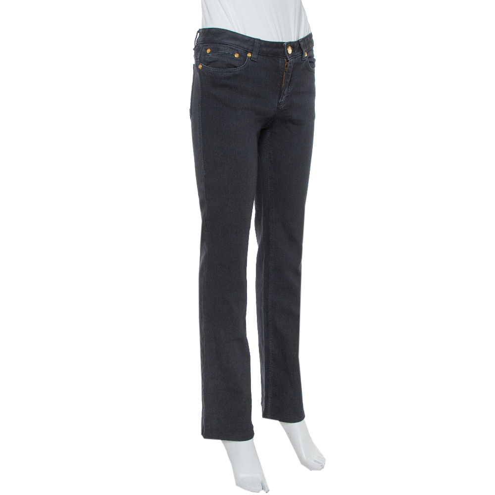 

Roberto Cavalli Black Denim Flared Jeans