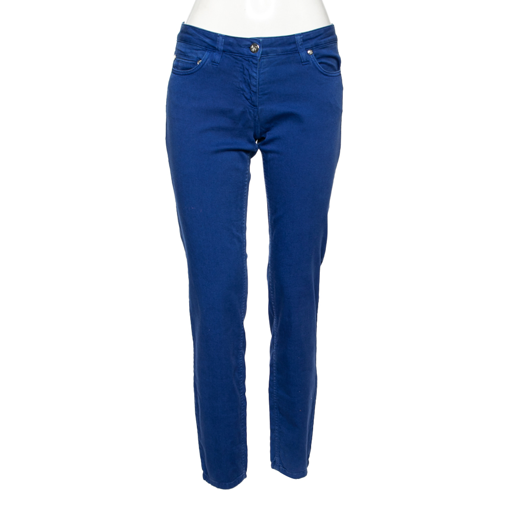 

Roberto Cavalli Blue Denim Tapered Leg Jeans M