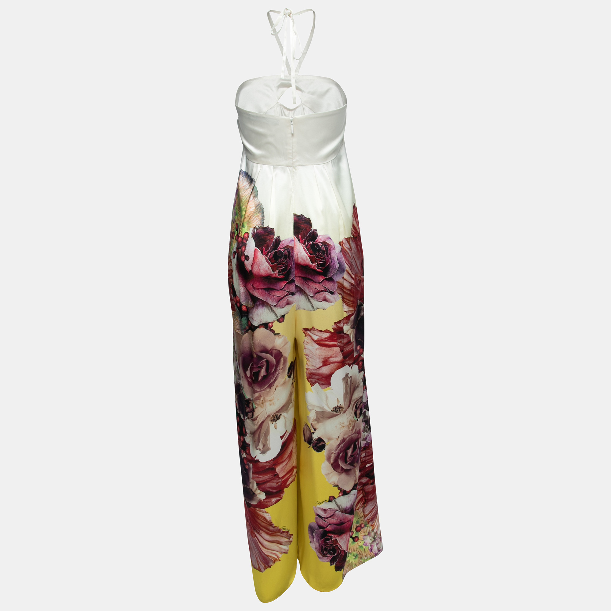 

Roberto Cavalli Multicolor Floral Printed Jumpsuit