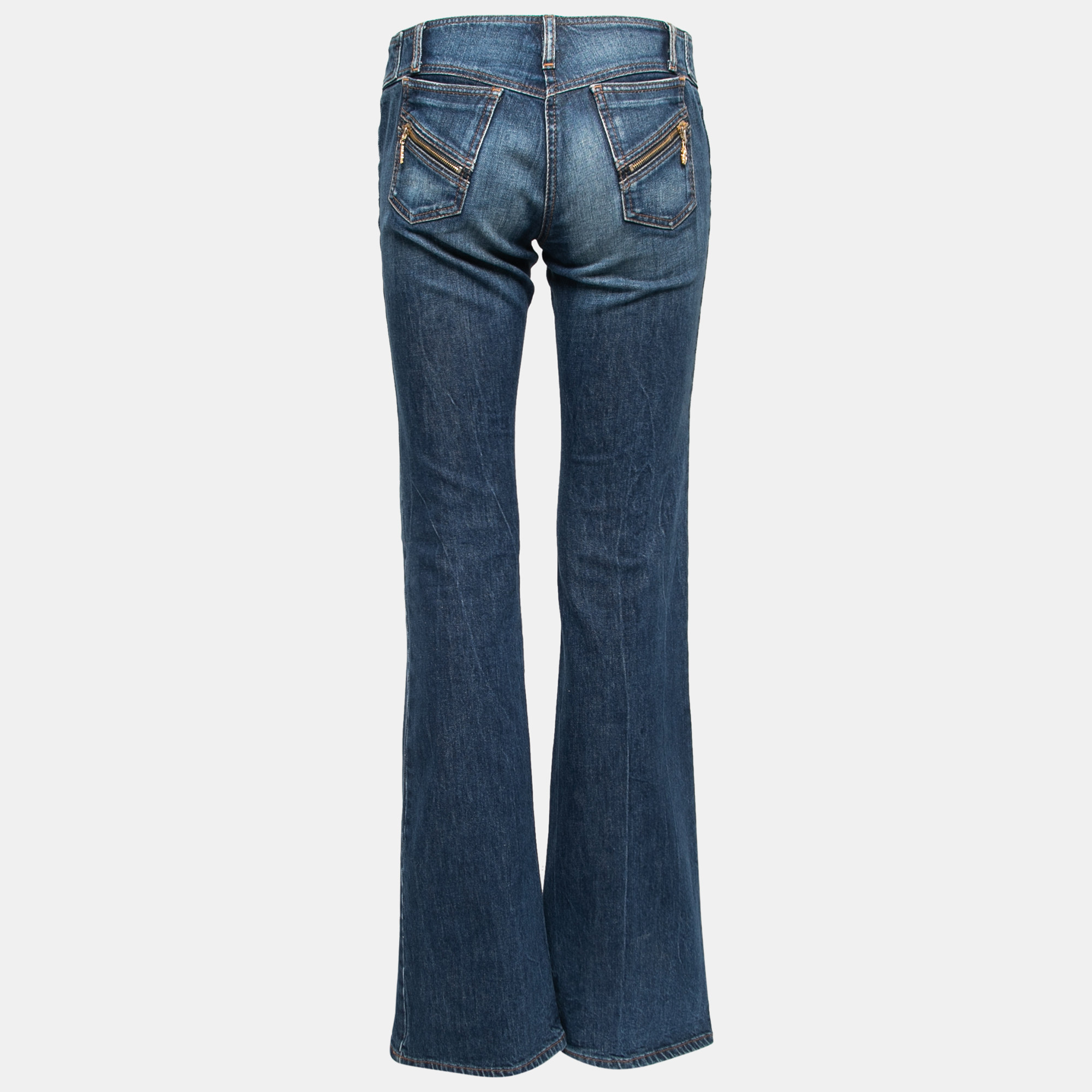 

Roberto Cavalli Blue Denim Flared Jeans  Waist 32
