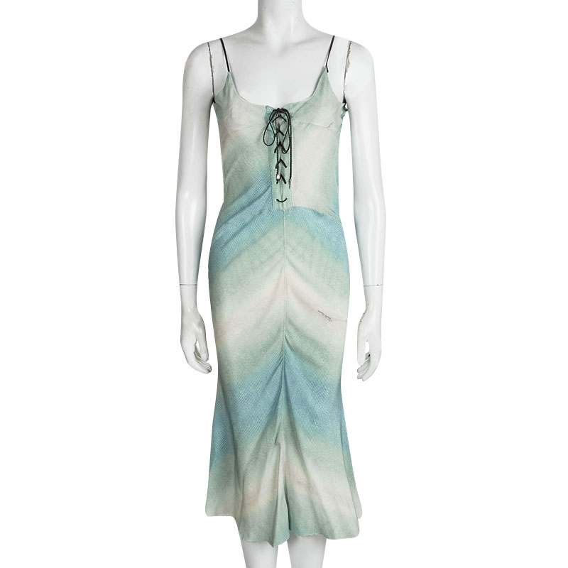 

Roberto Cavalli Multicolor Printed Silk Sleeveless Maxi Dress