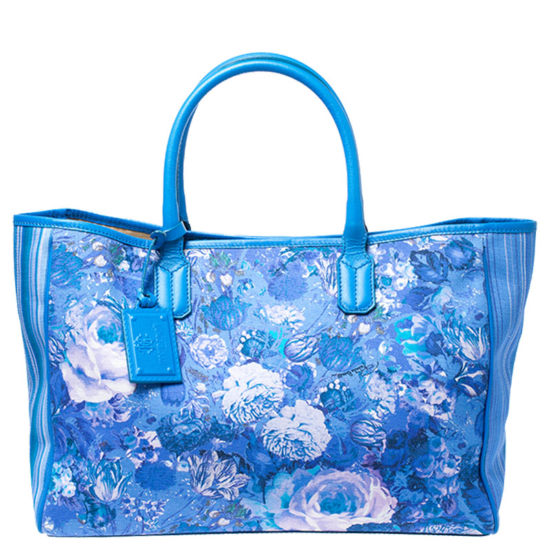 roberto cavalli leather tote