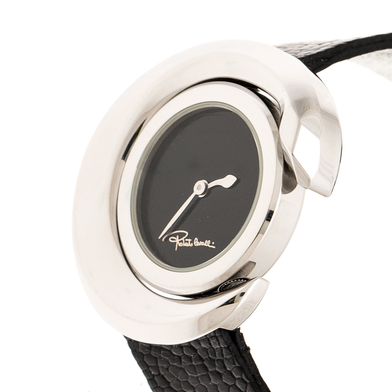 

Roberto Cavalli Black Stainless Steel