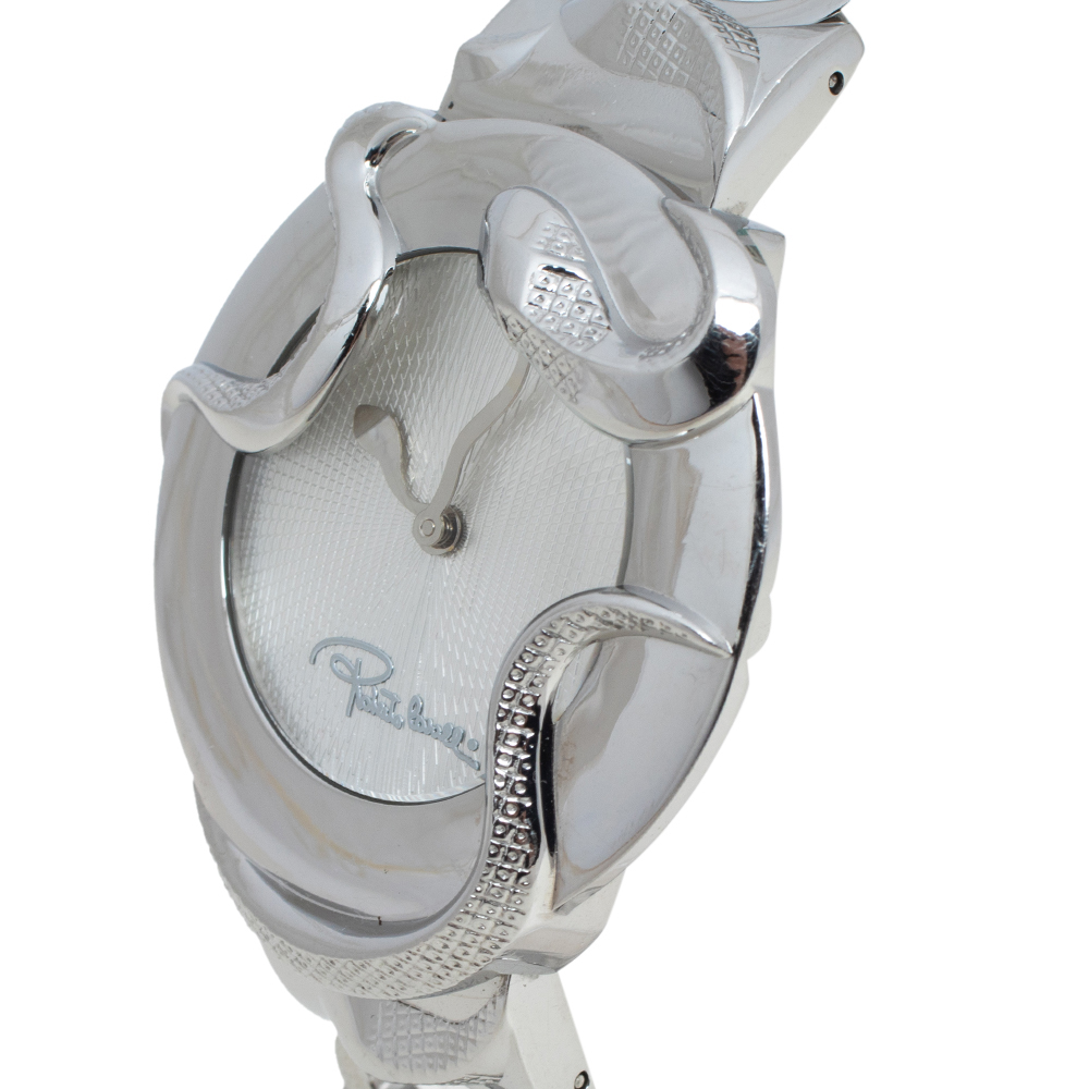 

Roberto Cavalli Silver Stainless Steel Snake R7253165515 Women's Wristwatch