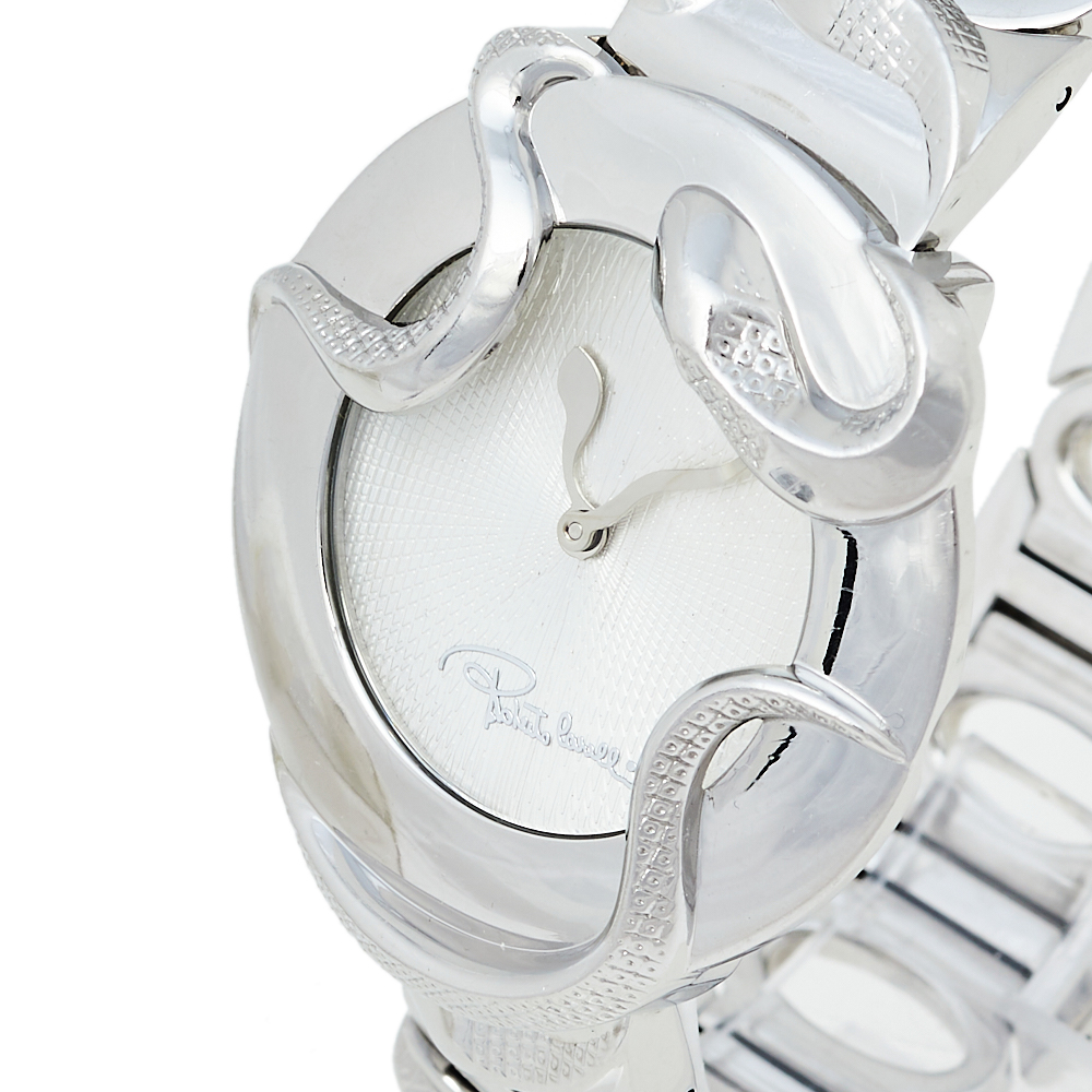 

Roberto Cavalli Silver Stainless Steel Snake R7253165515 Women's Wristwatch