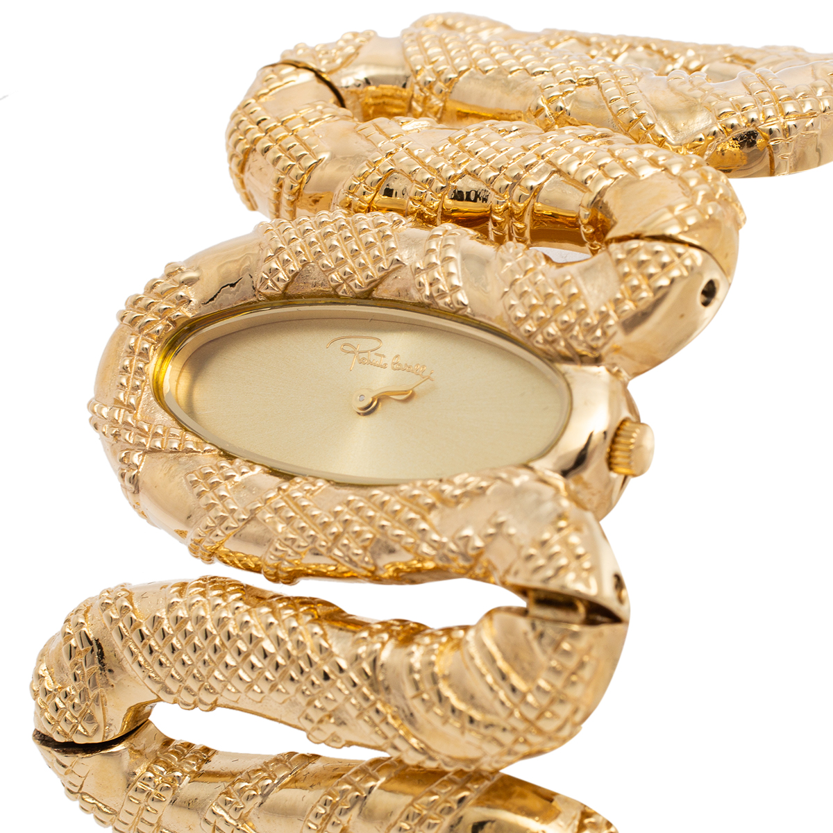 

Roberto Cavalli Yellow Gold Plated Stainless Steel Cleopatra R7253195517 Women's Wristwatch