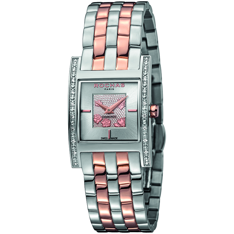 

Rochas Silver Stainless Steel RP2L007M0081 Women's Wristwatch