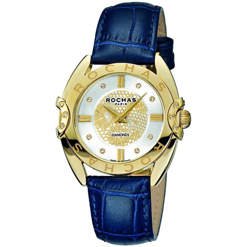 

Rochas Silver Gold Plated Stainless Steel RP2L008L0031 Women's Wristwatch