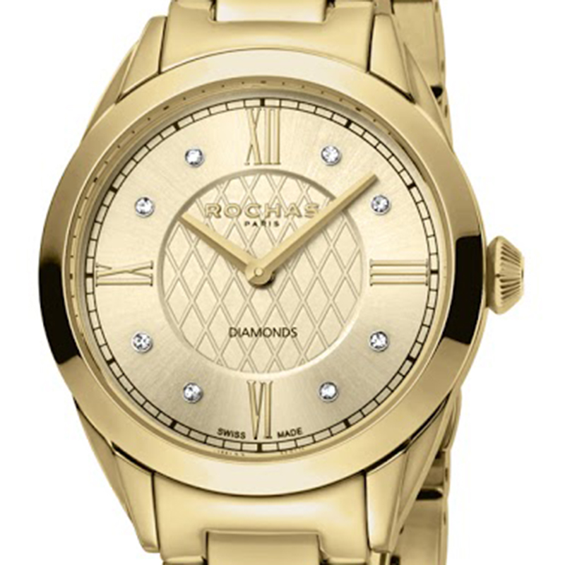

Rochas Champagne Gold-Plated Stainless Steel RP2L016M0021 Women's Wristwatch
