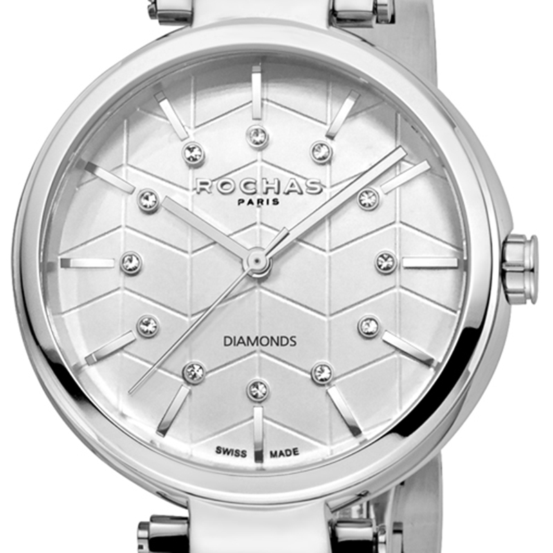 

Rochas Silver Stainless Steel RP2L017M0011 Women's Wristwatch