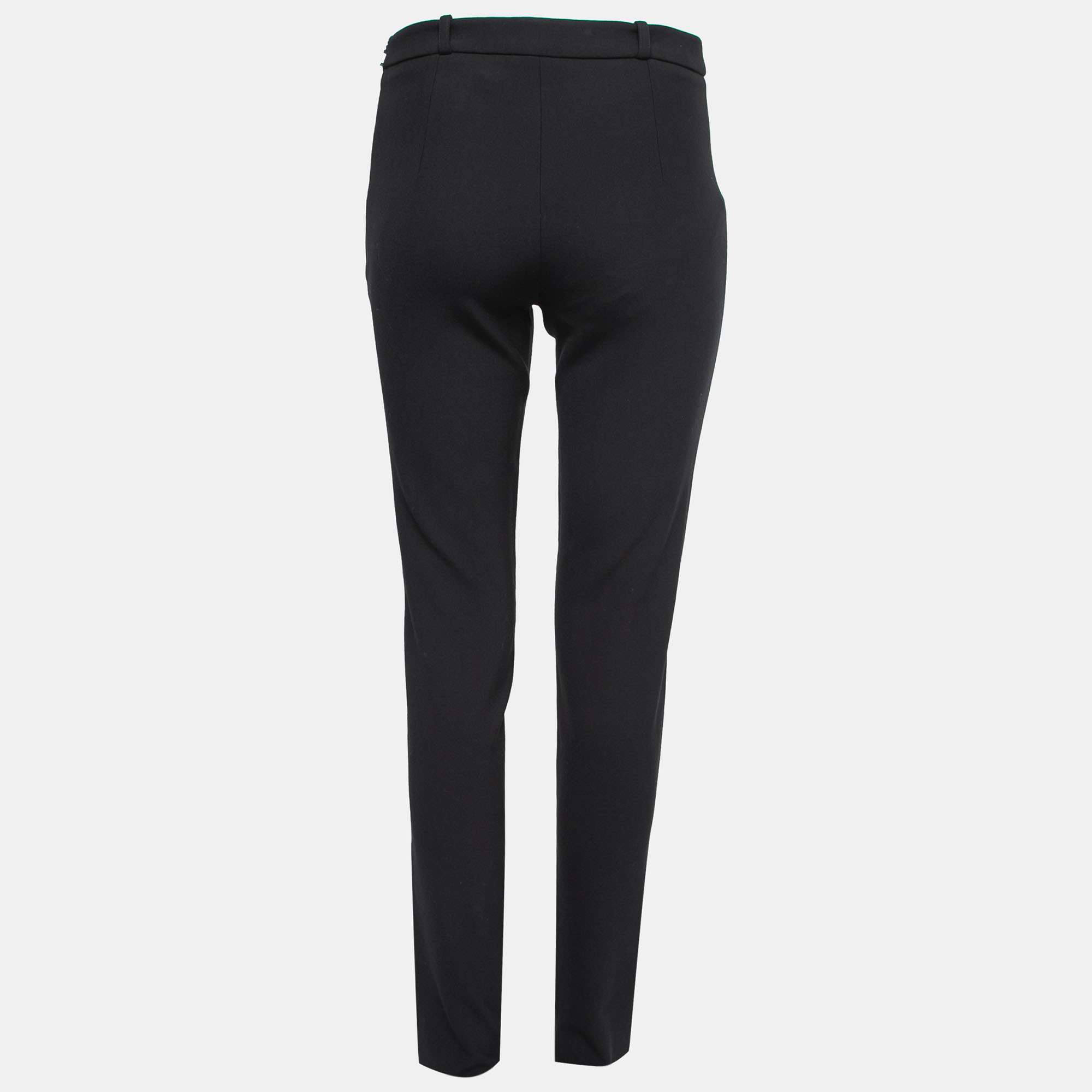 

Roland Mouret Black Wool Crepe Tailored Trousers